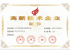 高新技術(shù)企業(yè)證書(shū)