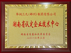 湖南省認定企業(yè)技術(shù)中心