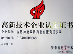 高新技術(shù)企業(yè)認定證書(shū)