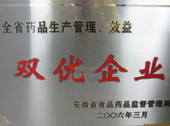 生產(chǎn)管理、效益雙優(yōu)企業(yè)